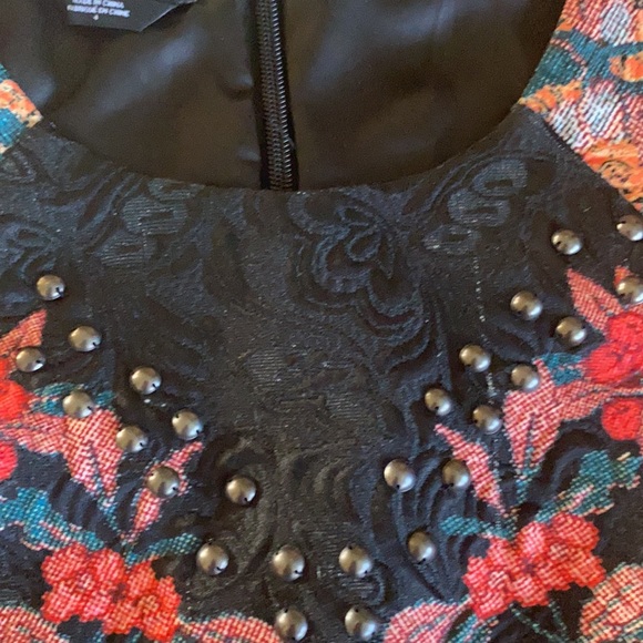 Bebe designer Jacquard tapestry floral dress - Picture 11 of 15